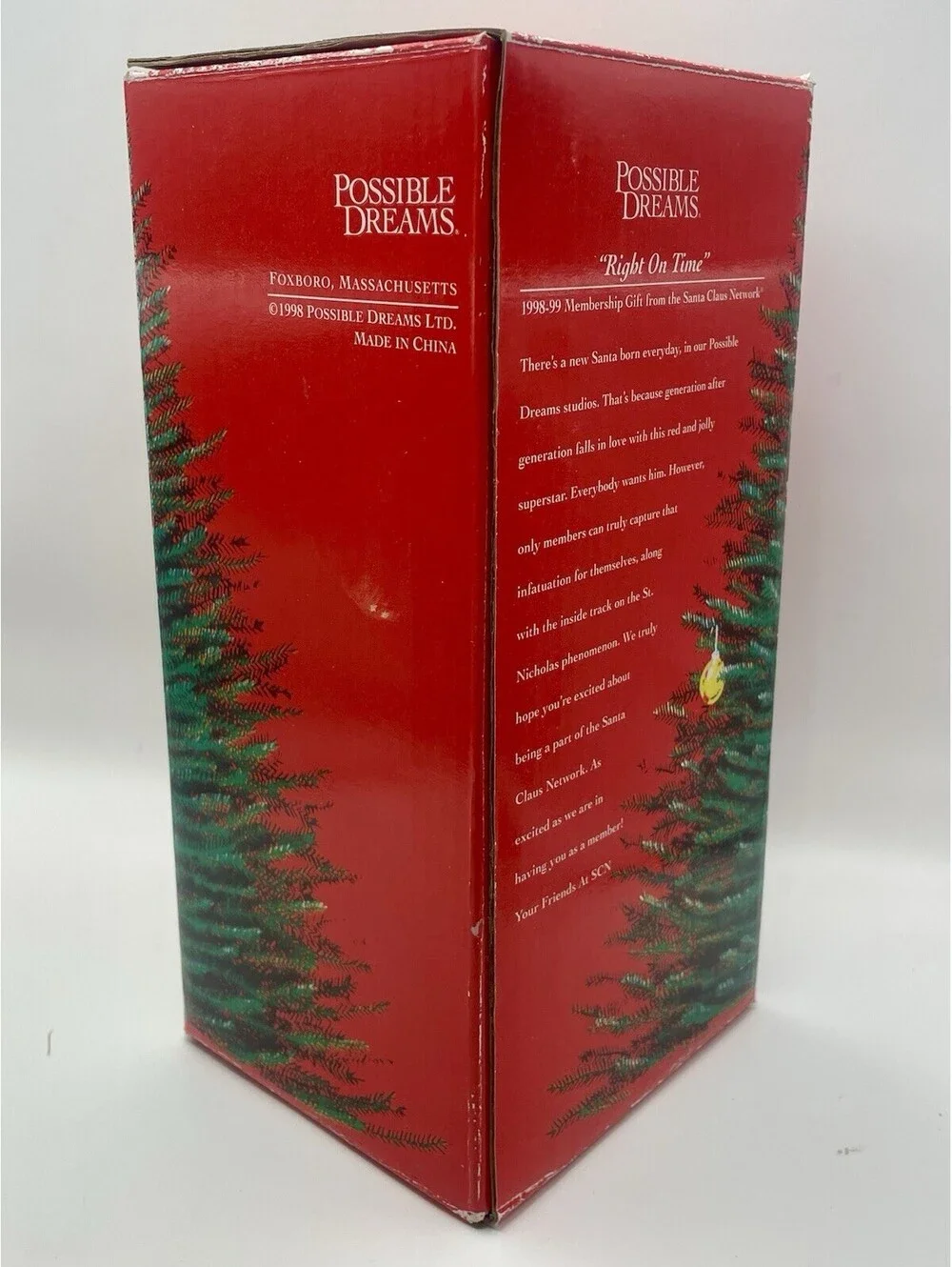 Clothtique Possible Dreams Right On Time 1998 #805007 Member Gift Exclusive